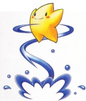 Surf Jump and Spin Jump artwork from the Game Boy Advance games.
